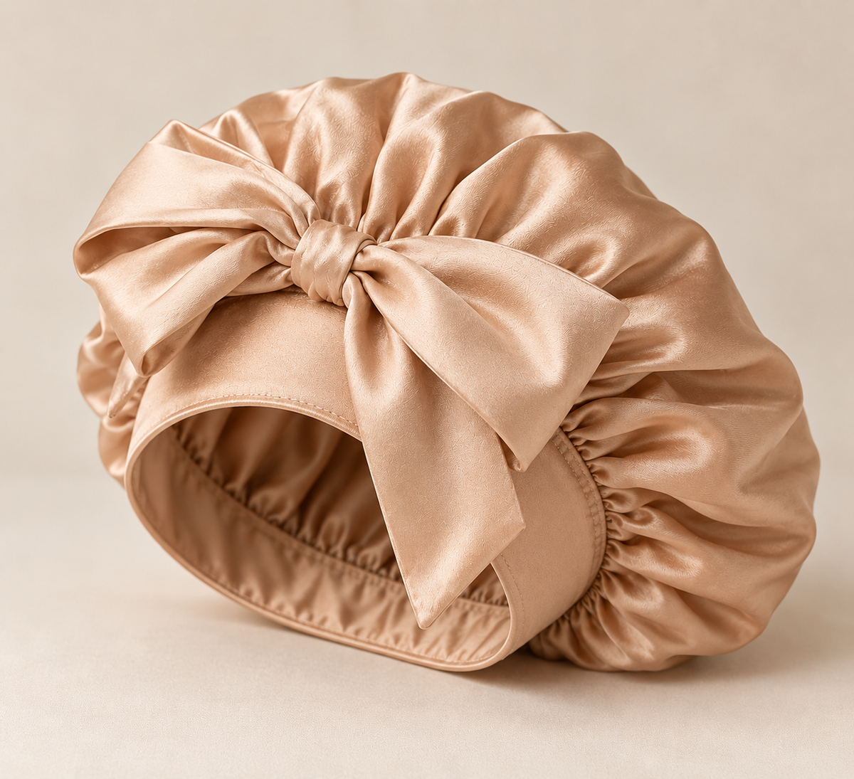 Keimi Bloom 22 Momme Double-Layer Silk Elastic-Band Bonnet