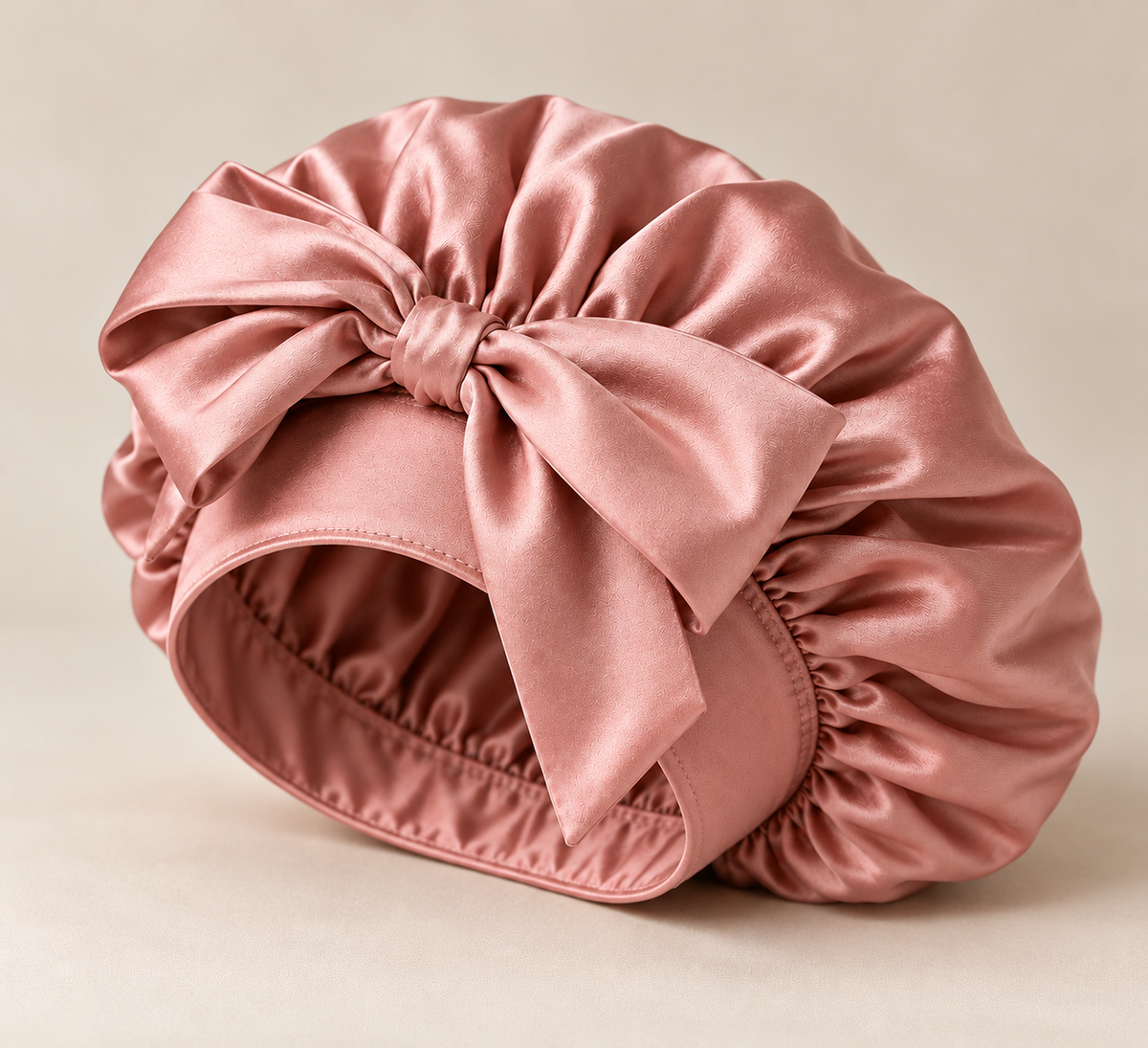 Keimi Bloom 22 Momme Double-Layer Silk Elastic-Band Bonnet