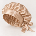 Keimi Bloom 22 Momme Mulberry Silk Ribbon-Tie Bonnet