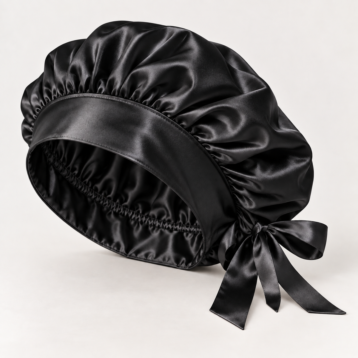 Keimi Bloom 22 Momme Mulberry Silk Ribbon-Tie Bonnet