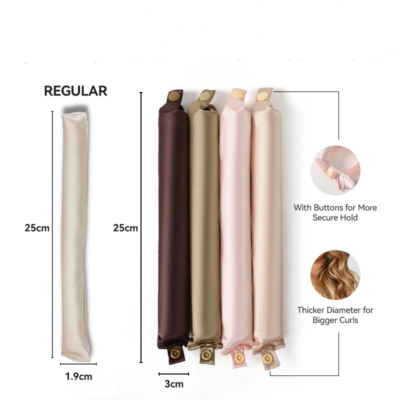Maison Bloom Satin Heatless Curling Set