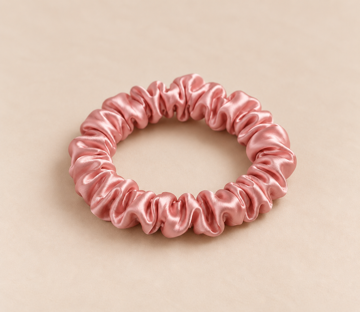 Keimi Bloom Mulberry Silk Scrunchies