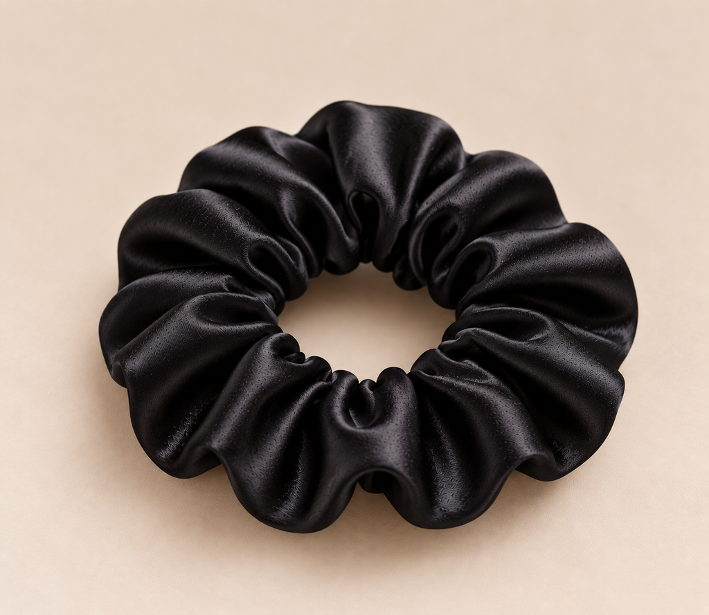 Keimi Bloom Mulberry Silk Scrunchies