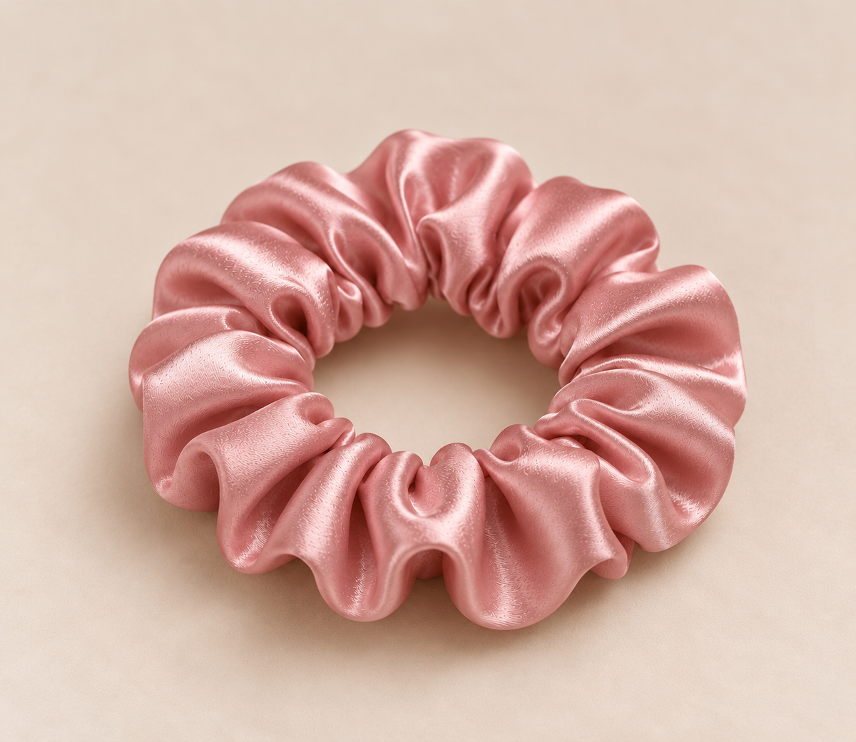 Keimi Bloom Mulberry Silk Scrunchies