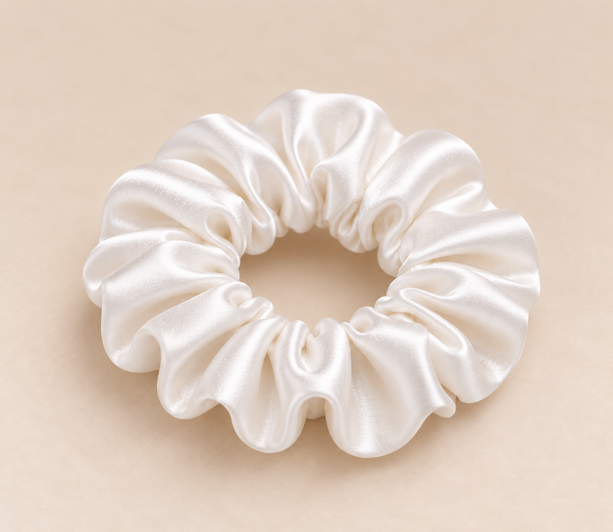 Keimi Bloom Mulberry Silk Scrunchies